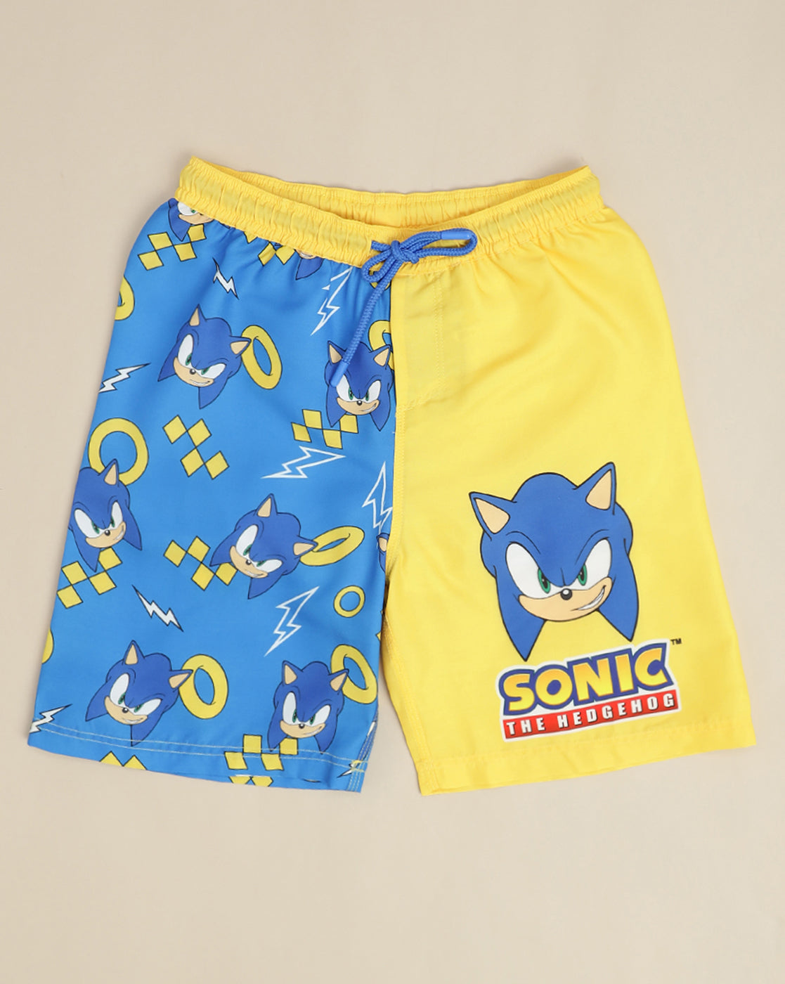 Sonic Modern Printed Swim board Shorts For Boys