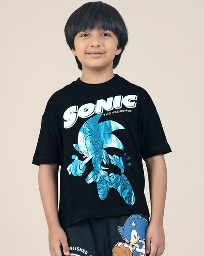 Sonic Modern  oversized Tshirt  Boys