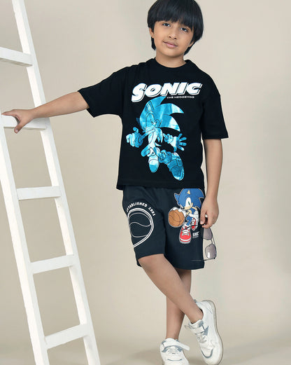 Sonic Modern  oversized Tshirt  Boys