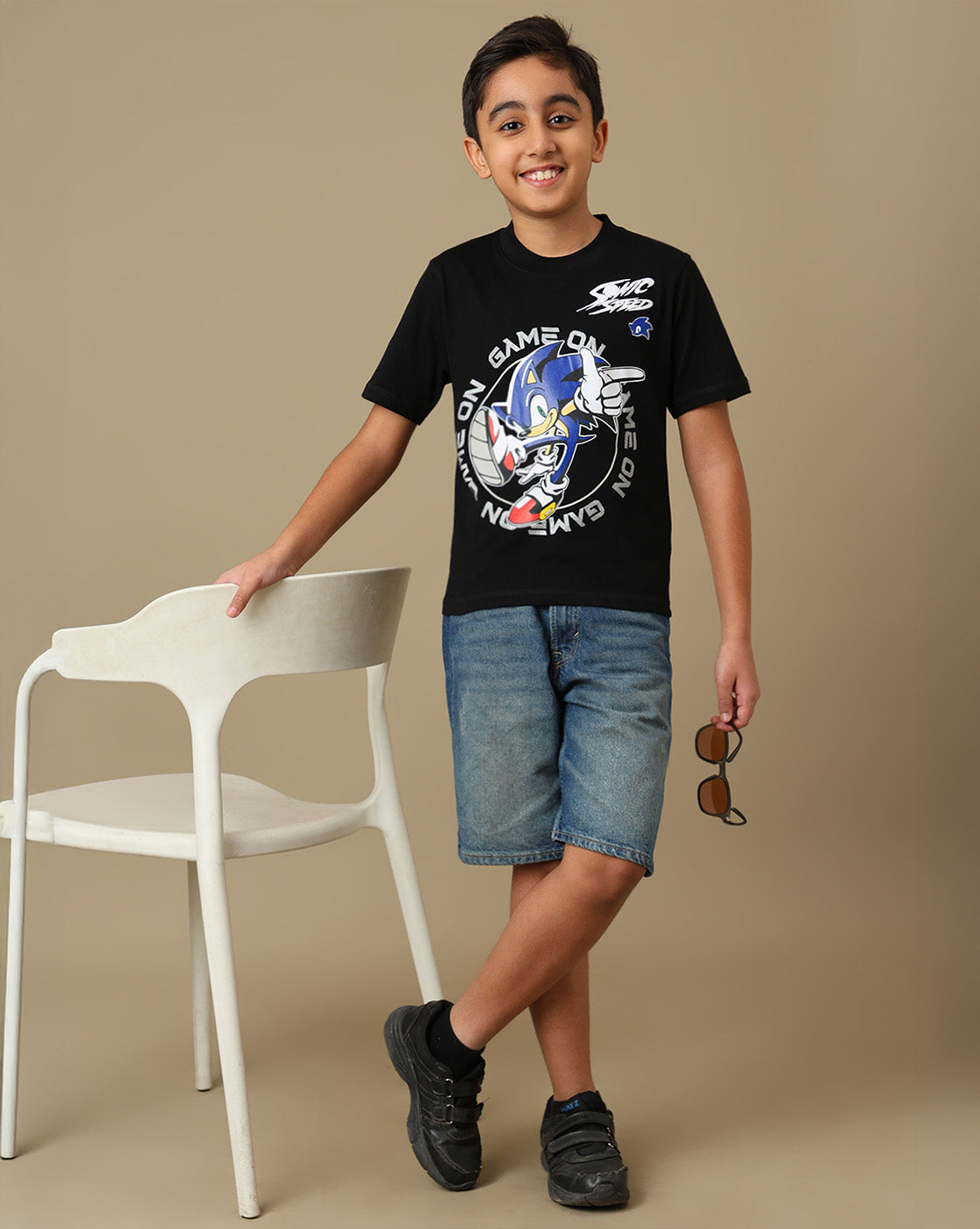 Sonic Modern Printed Regular Fit Tshirt For Boys
