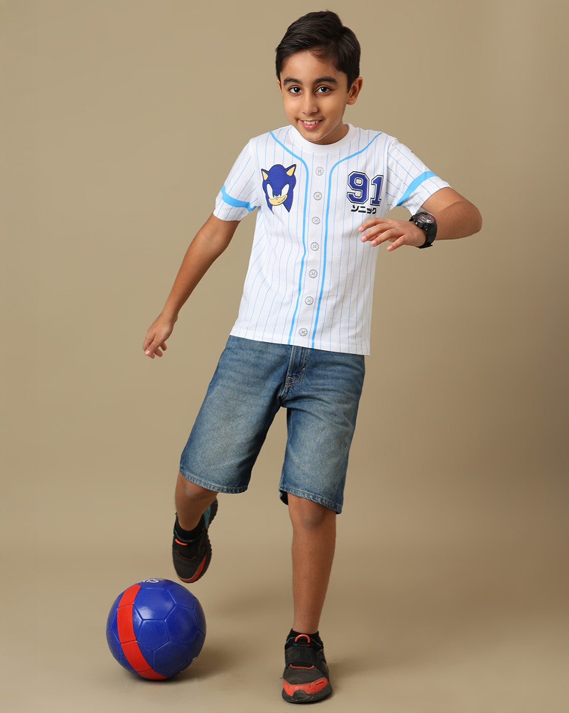 Sonic Modern Printed Regular Fit Tshirt For Boys