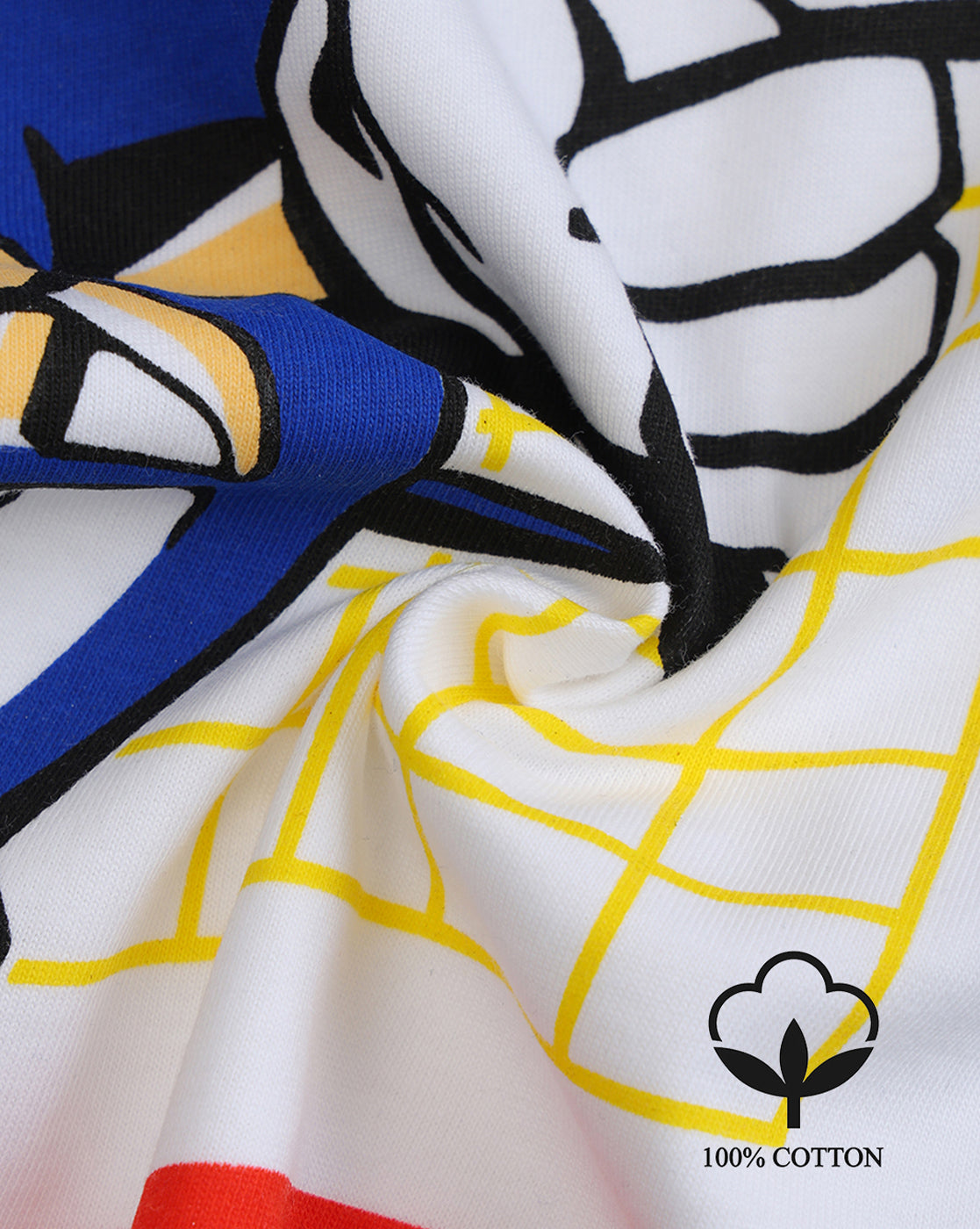 Sonic Printed Regular Fit Tshirt For Boys