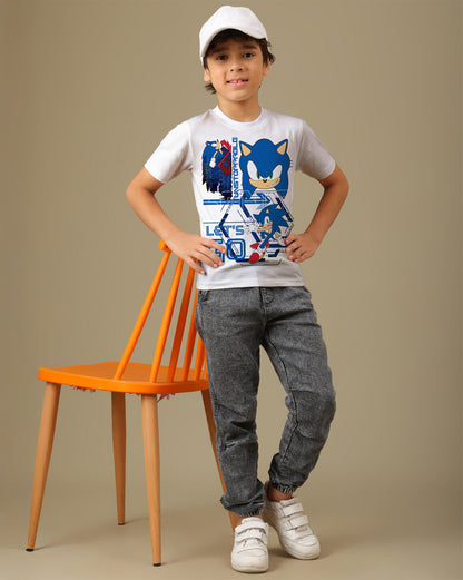 Sonic  Regular Fit Tshirt  Boys