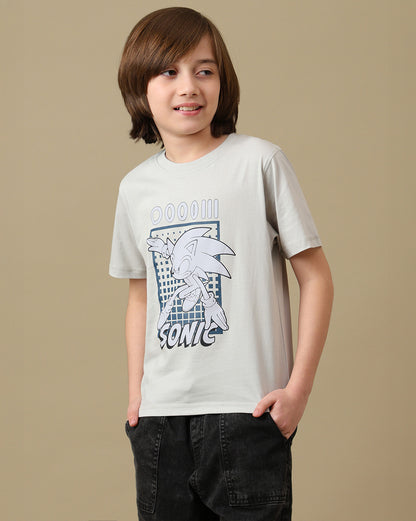 Sonic  Pack Of 3 Regular Fit T-Shirts  Boys