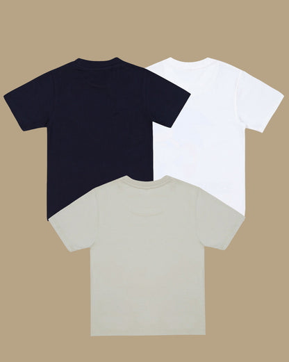 Sonic  Pack Of 3 Regular Fit T-Shirts  Boys
