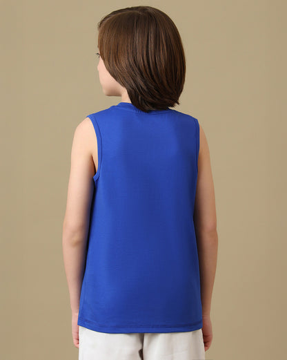 Sonic Graphic  Regular Fit Tank Top  Boys
