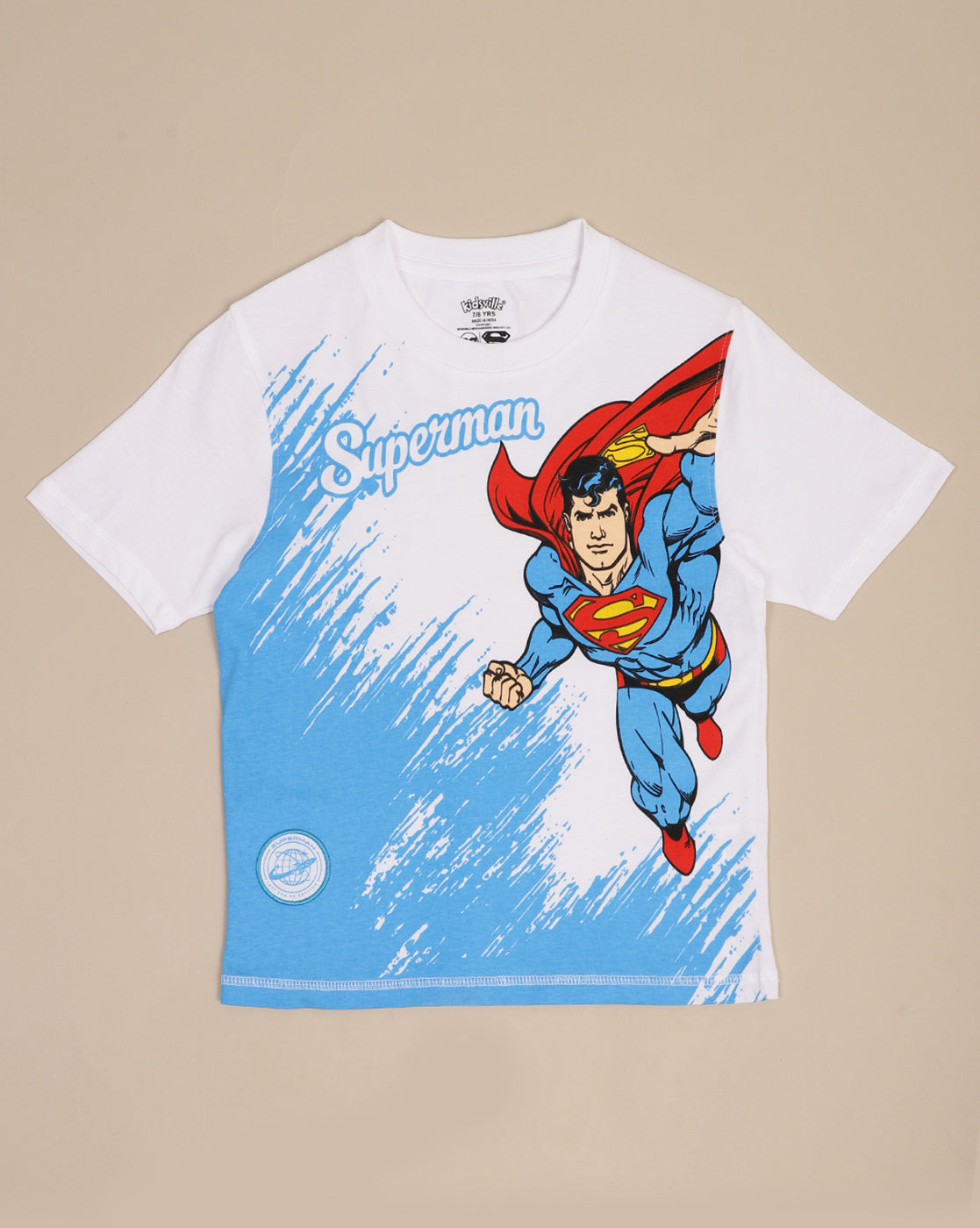 Superman Printed Regular Fit Tshirt For Boys