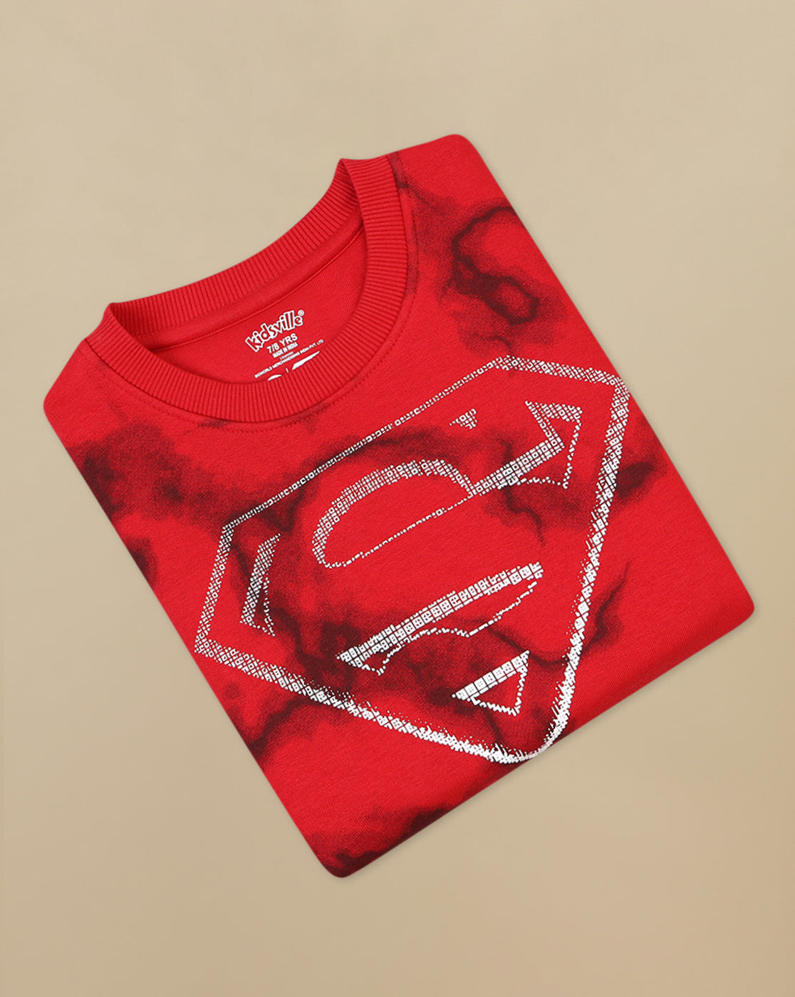 Superman Printed Regular Fit Sweatshirt For Boys