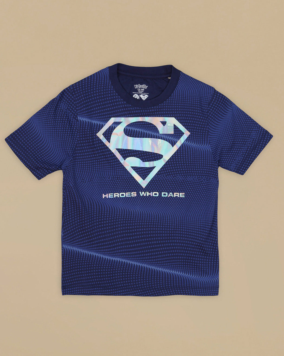 Superman Printed Regular Fit Tshirt For Boys