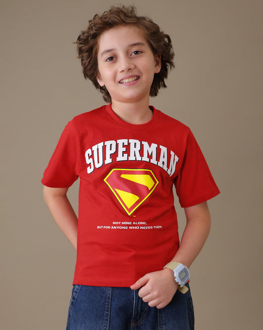 Superman Regular Fit Tshirt Boys