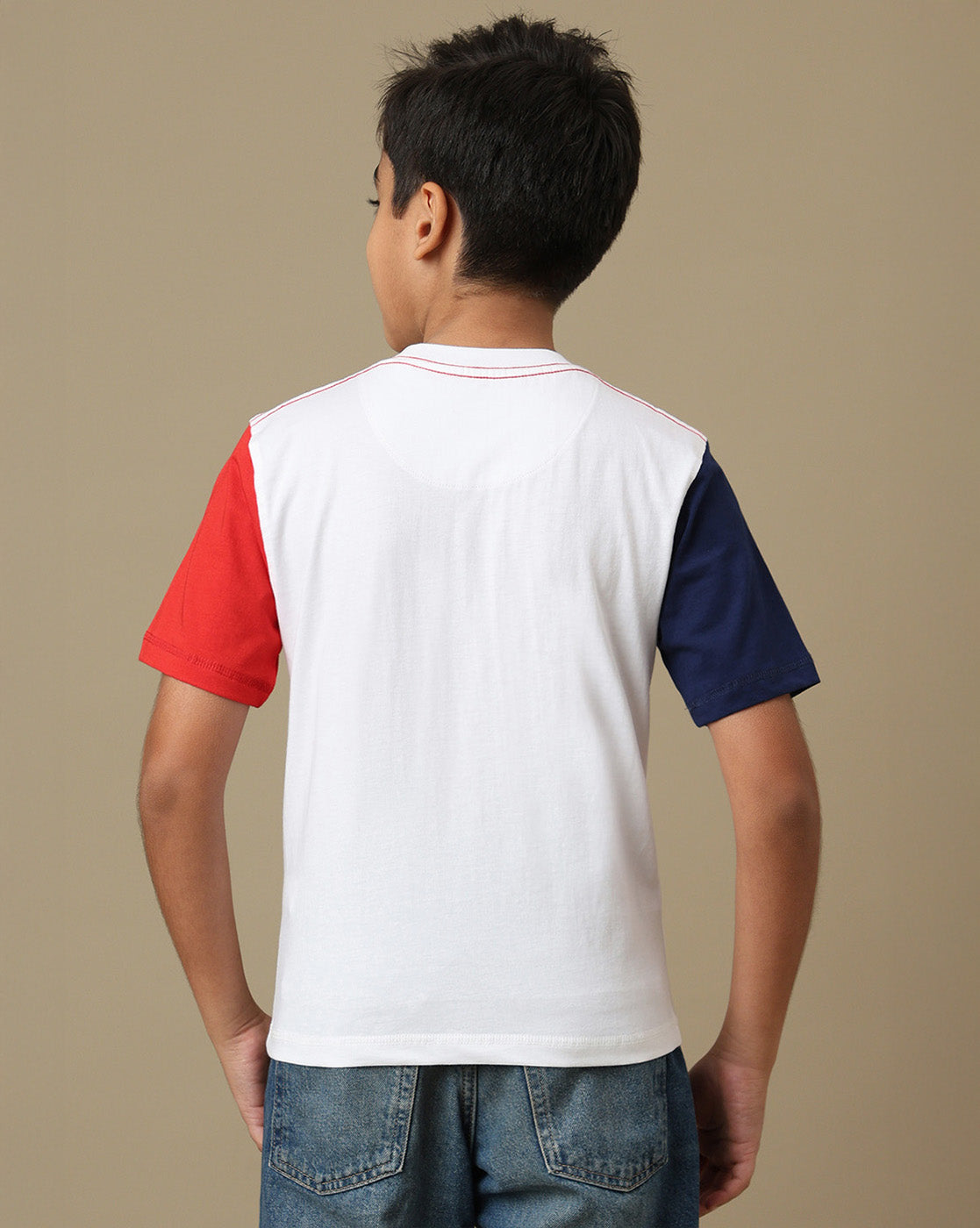 Superman Embroidered Regular Fit Tshirt For Boys