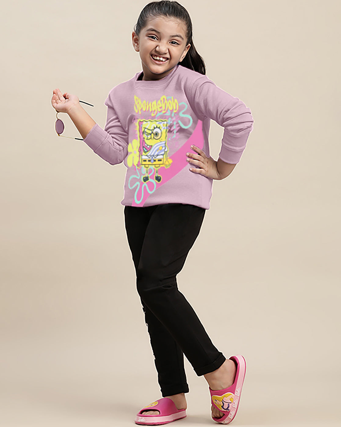 Spongebob Squarepants  Relaxed Fit Sweatshirt  Girls