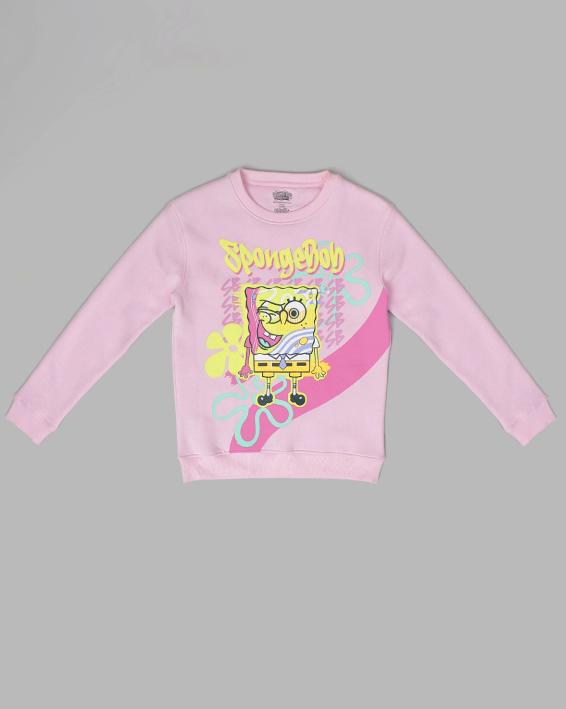 Spongebob Squarepants  Relaxed Fit Sweatshirt  Girls