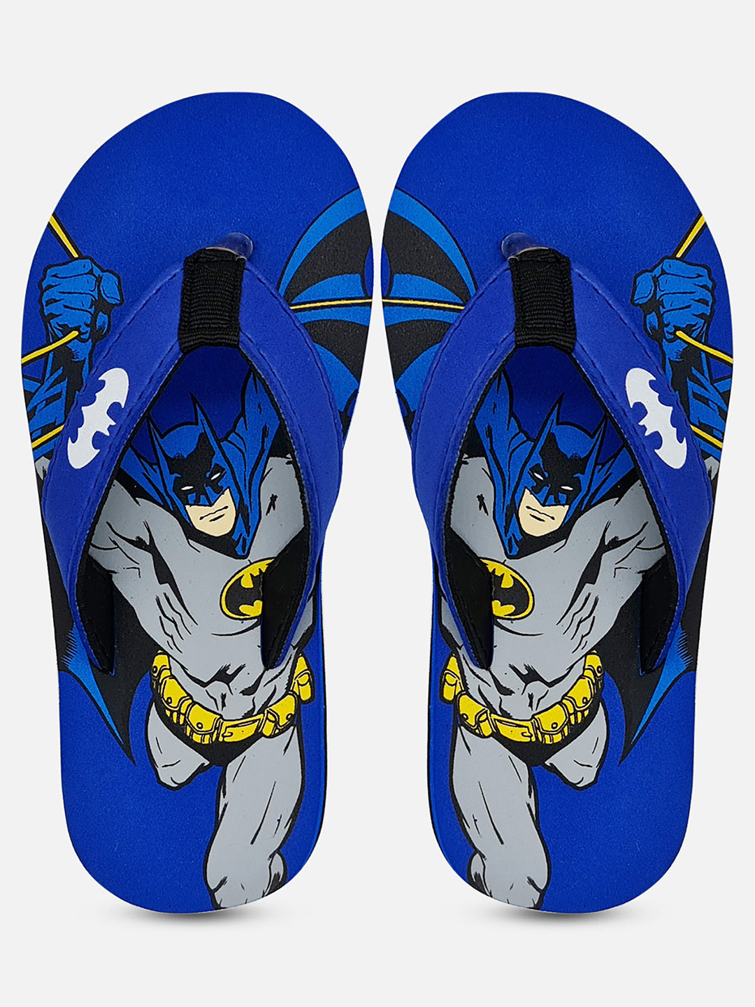 Batman Blue Flip-Flops For Kids Boys