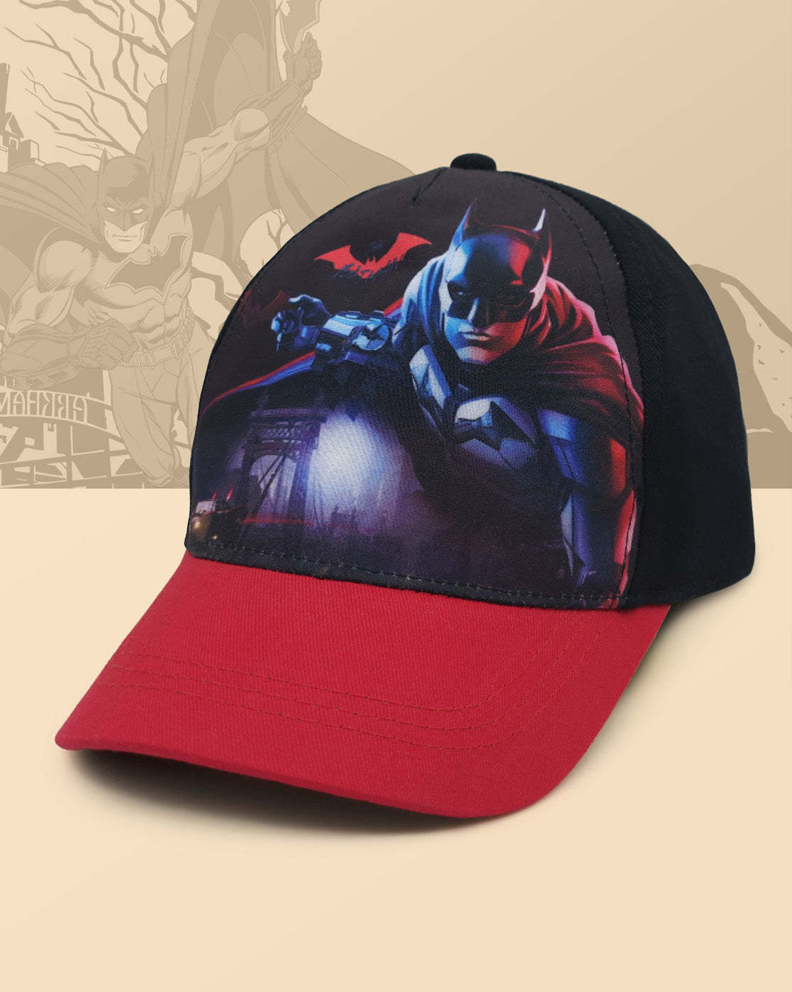 Batman Printed Baseball Cap For  Boys