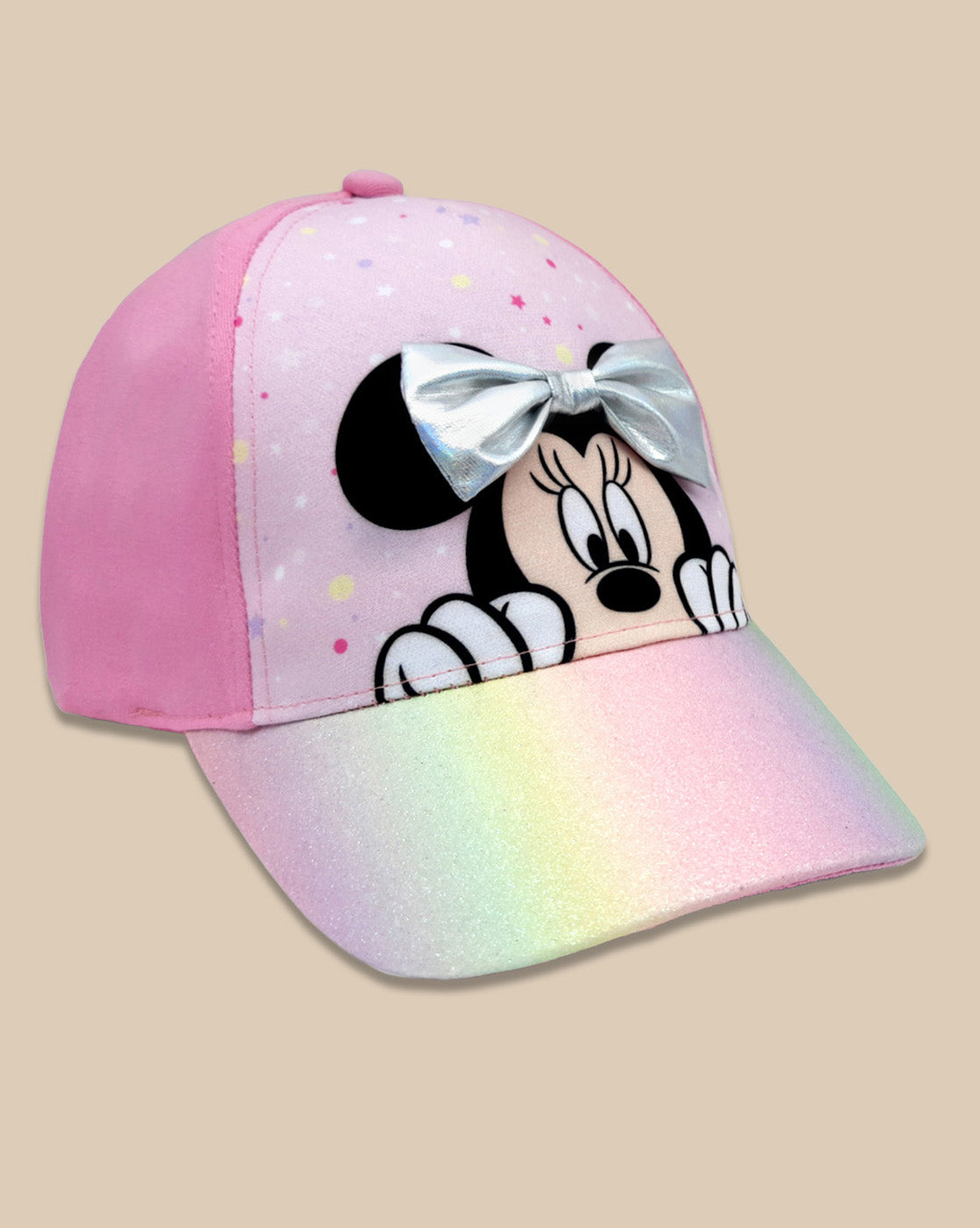 Minnie Printed Cap For Girls