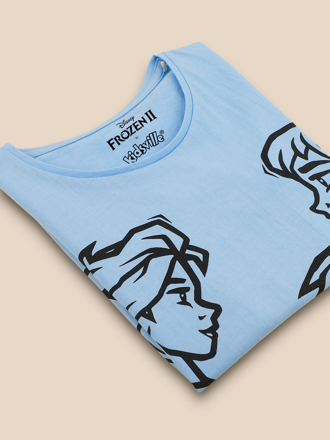 Kids Girls Frozen Blue Tshirt
