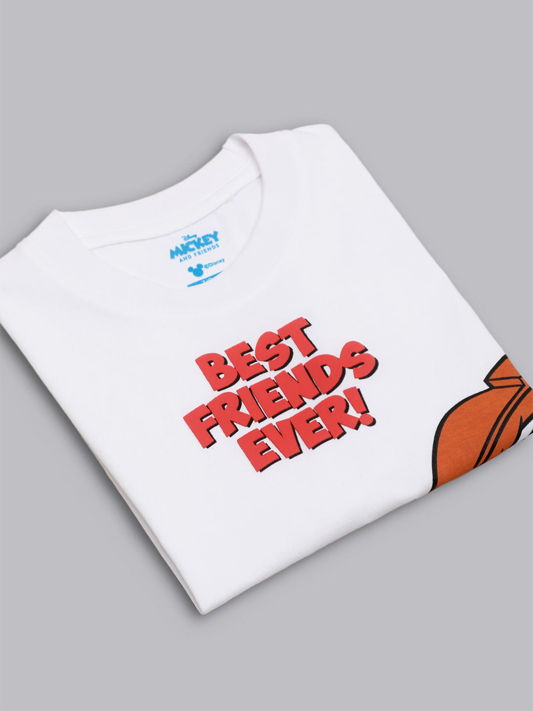 Kids Boys Mickey And Friends White T-Shirt