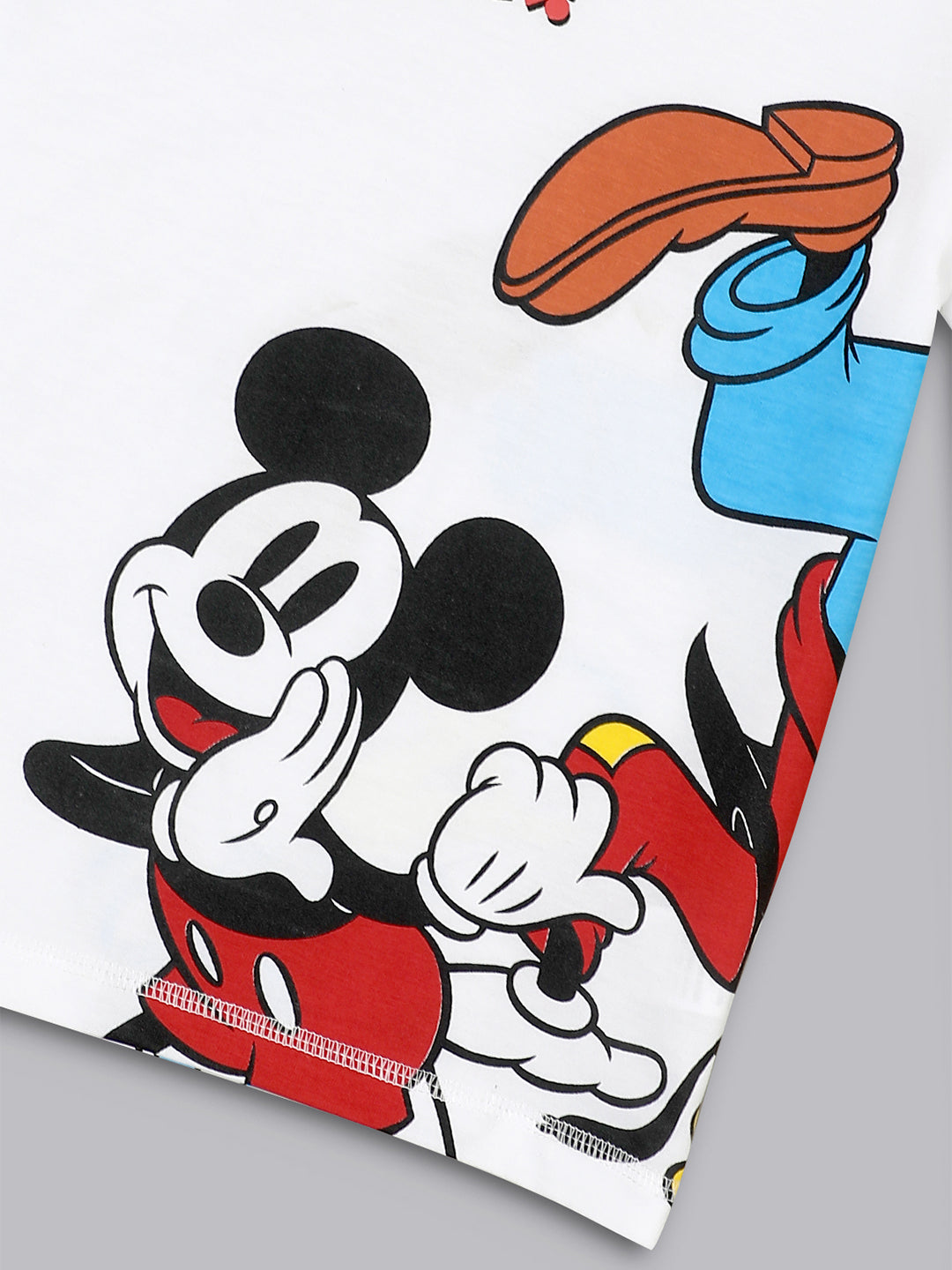 Kids Boys Mickey And Friends White T-Shirt
