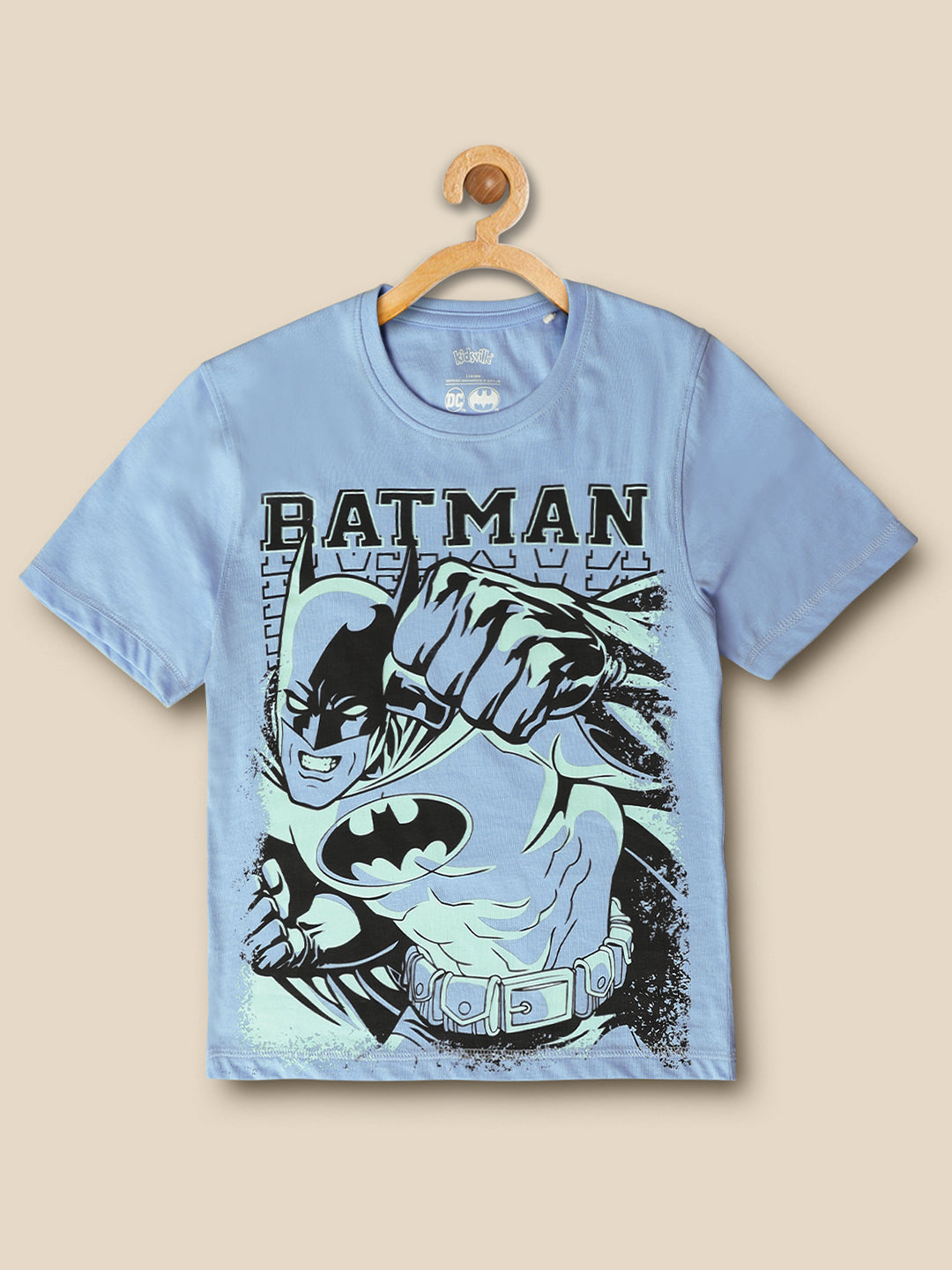 Kids Boys Batman Light Blue T-Shirt