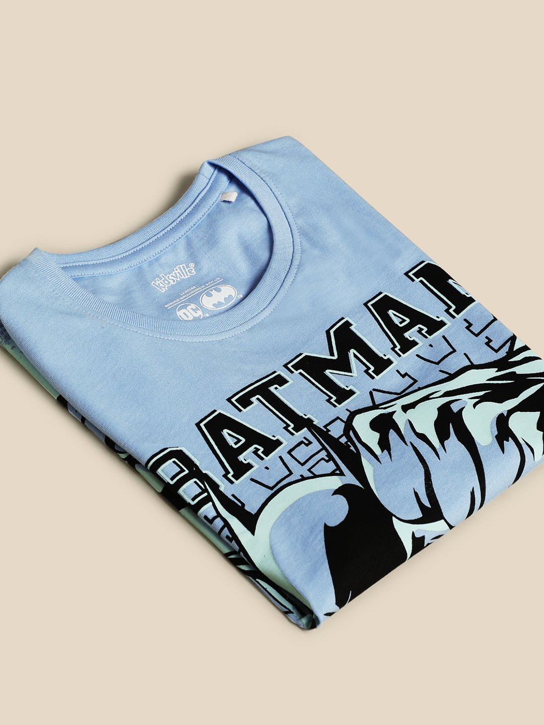 Kids Boys Batman Light Blue T-Shirt