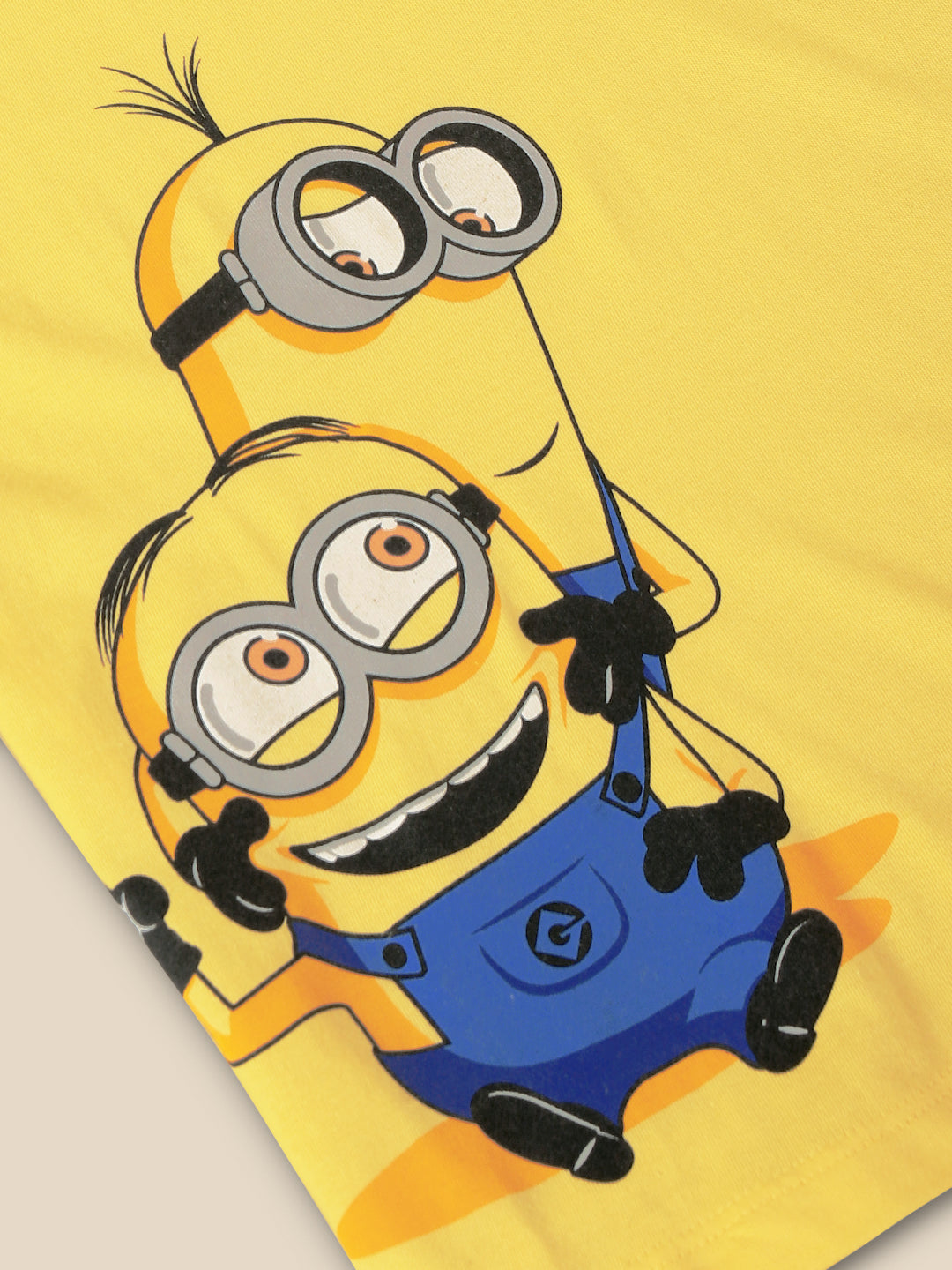 Kids Girls Minions Yellow T-Shirt