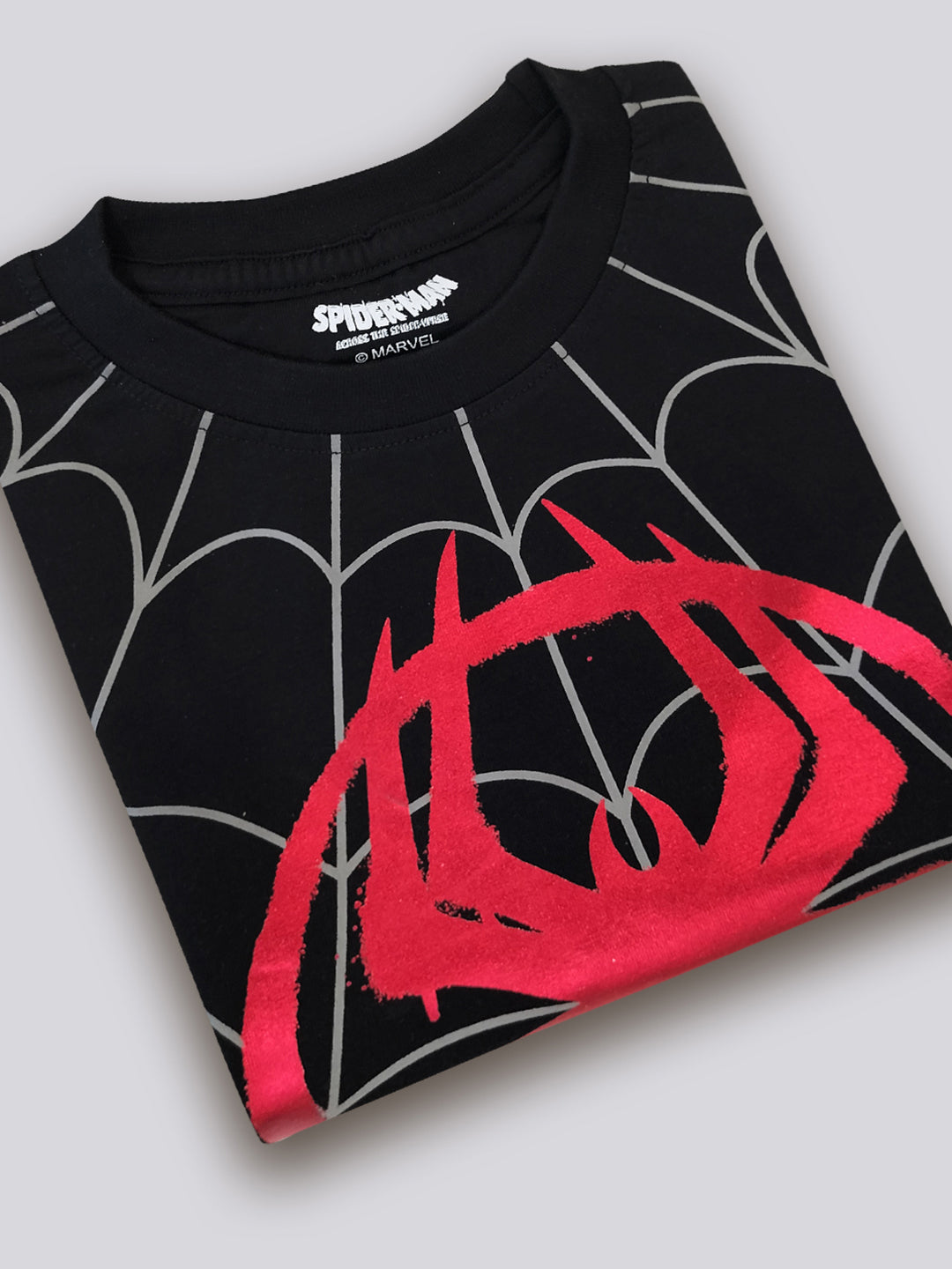 Spider-Man Across The Spider Verse-Part One Multi Color Tshirt For Boys