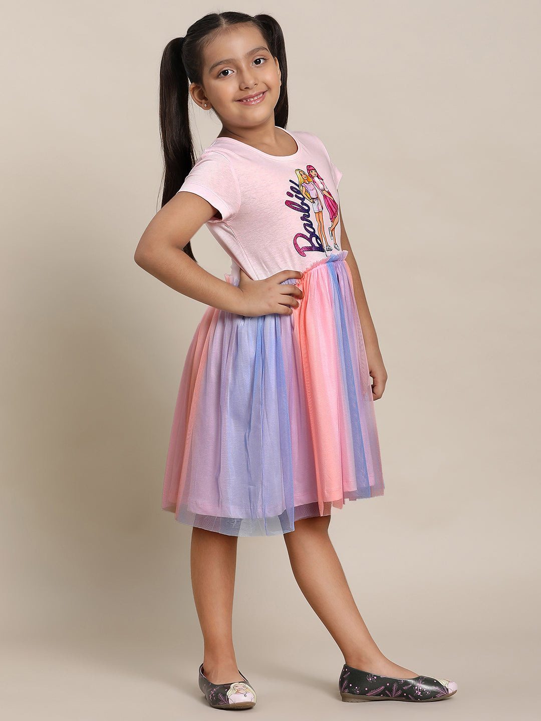 Barbie Pink Dress For Girls