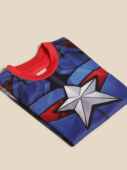 Captain America Red Tshirt  Boys