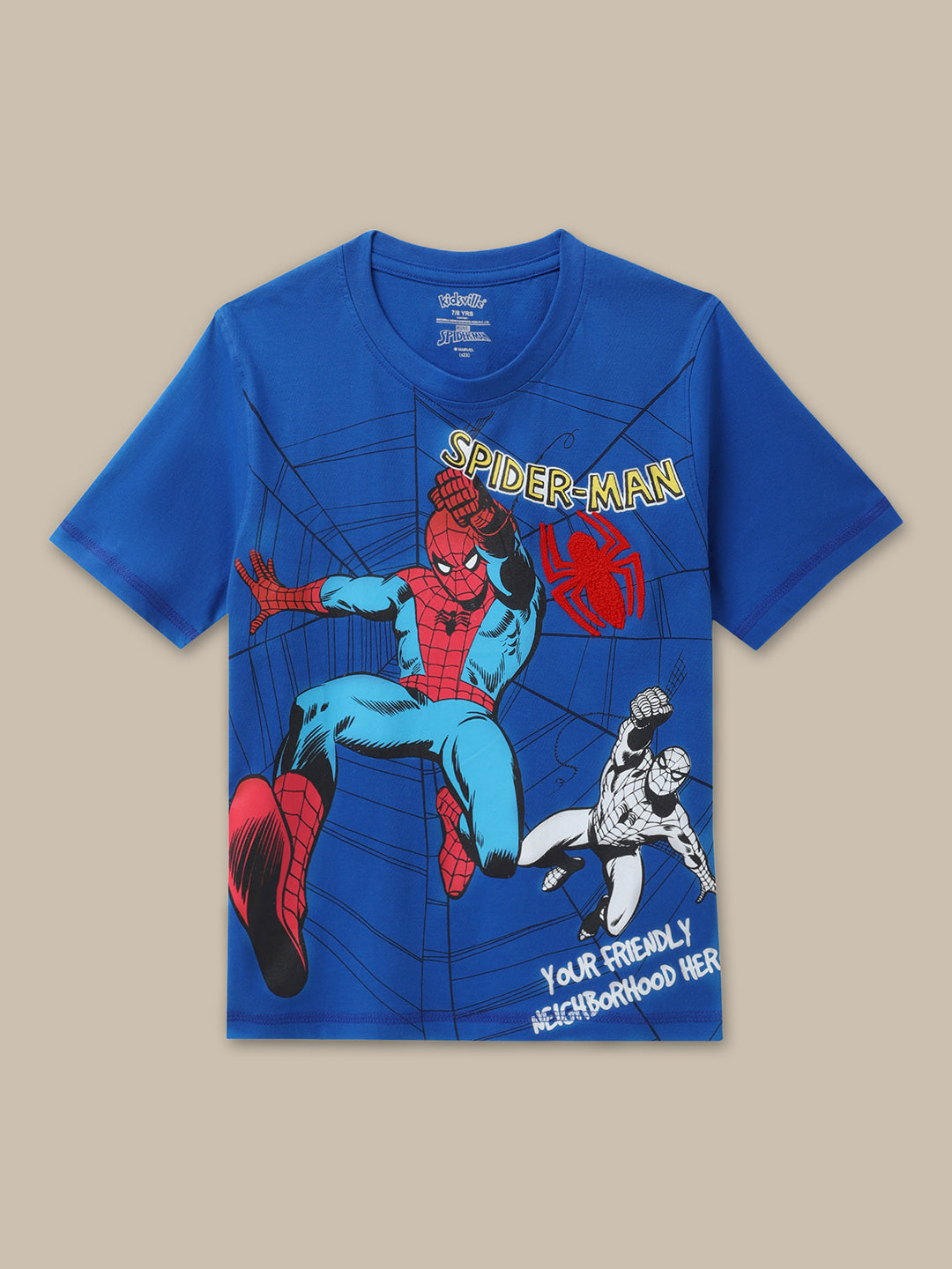 Spiderman Blue Tshirt For Boys