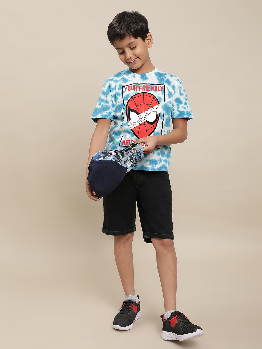 Spiderman Multi Color Tshirt For Boys