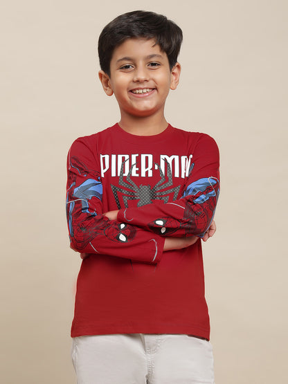 Spiderman Red Tshirt  Boys