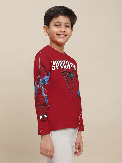 Spiderman Red Tshirt  Boys