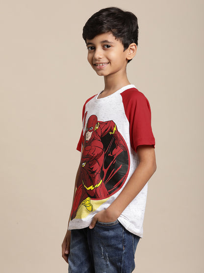 The Flash White Tshirt  Boys