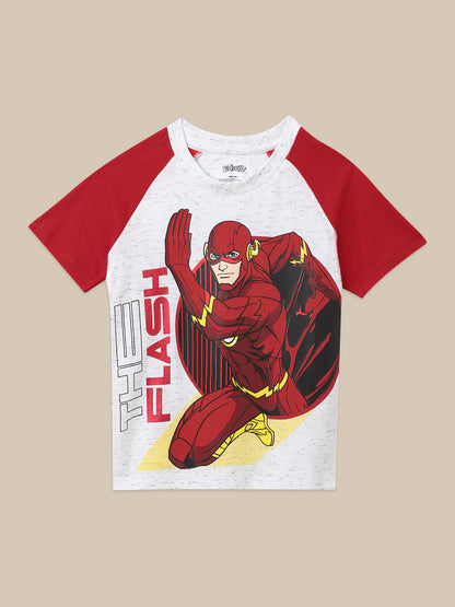 The Flash White Tshirt  Boys