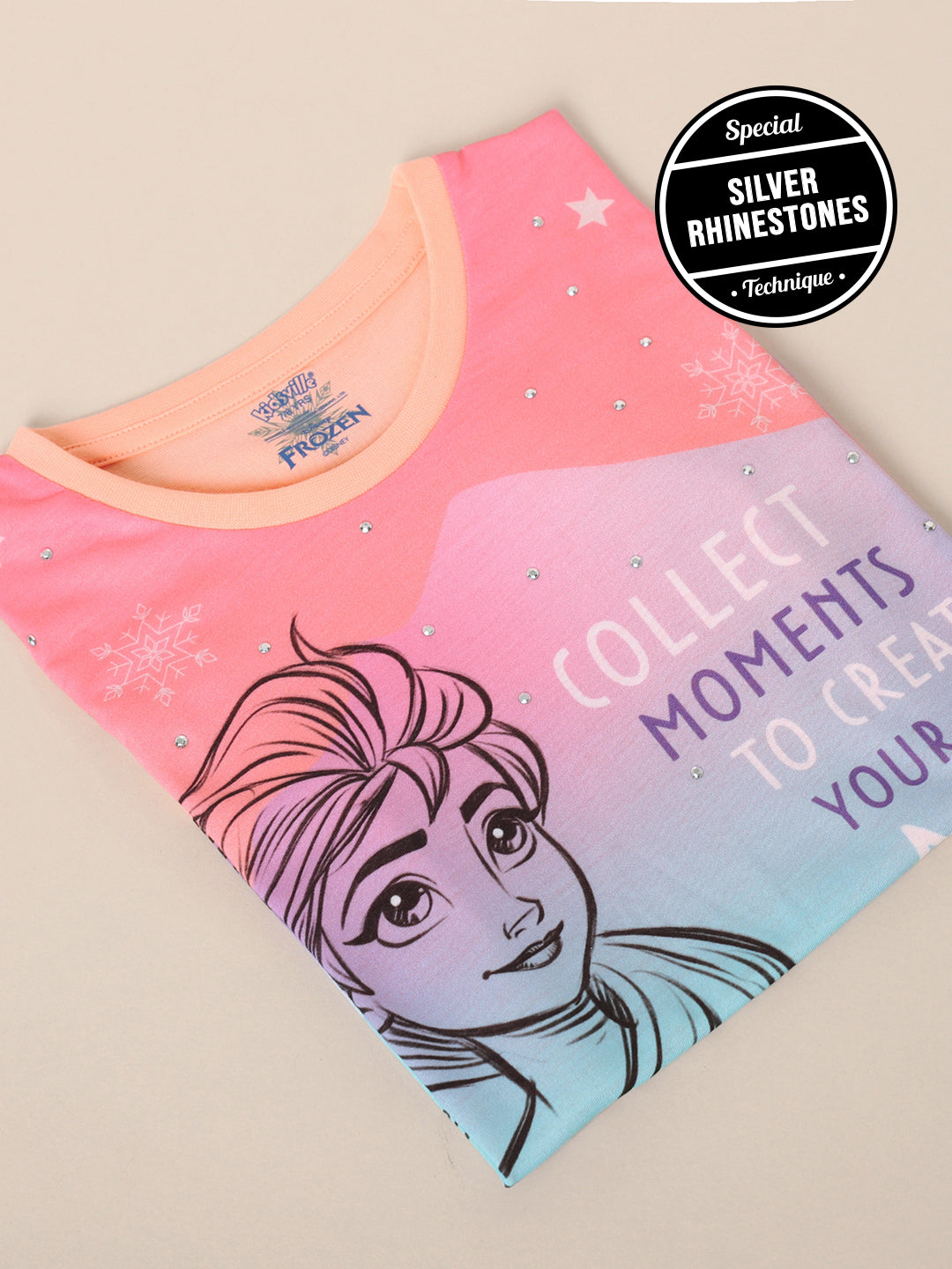 Frozen 2 Orange Tshirt For Girls