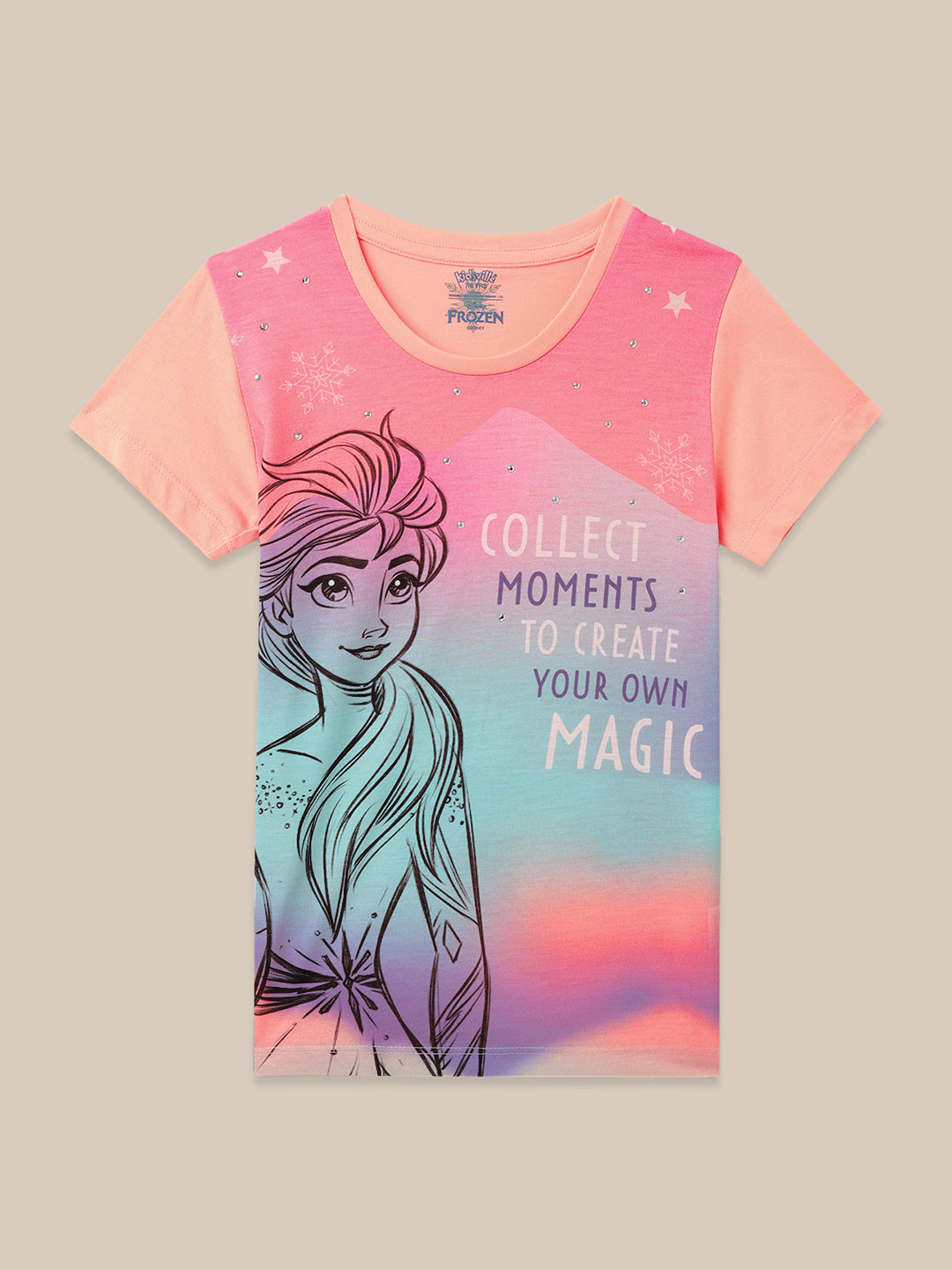 Frozen 2 Orange Tshirt For Girls