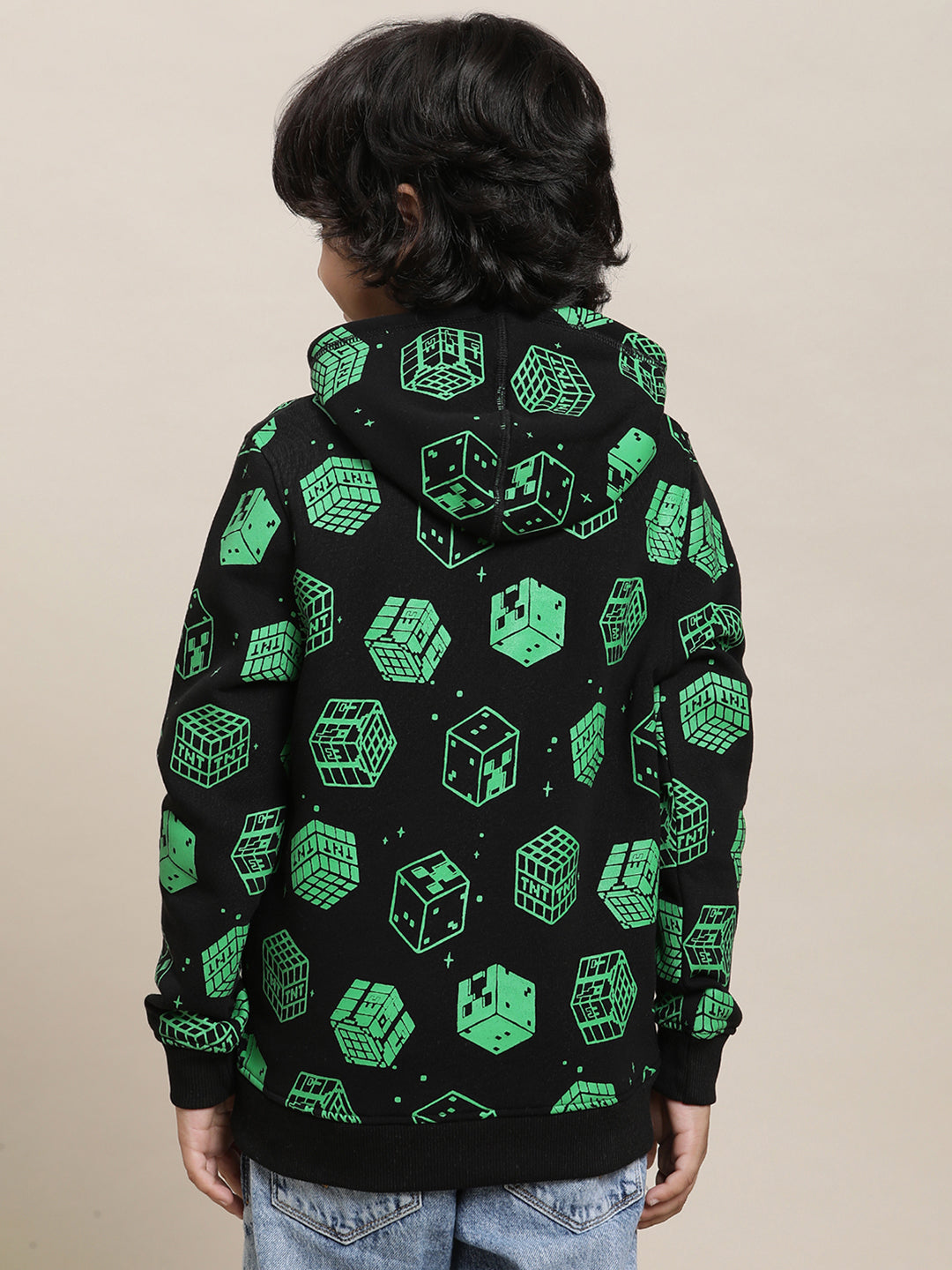 Minecraft Black Hoodies For Boys