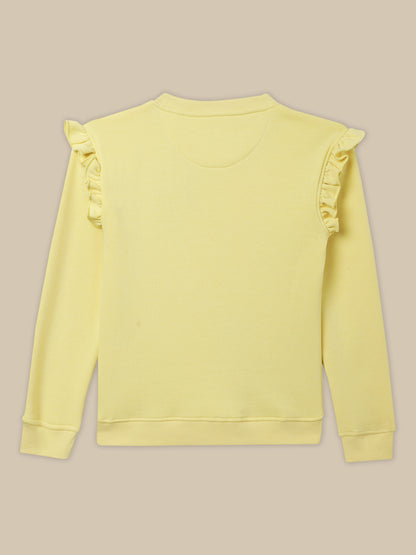 Disney Princess Yellow Sweatshirt  Girls