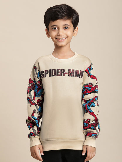 Marvel Comics Light Brown Sweatshirt  Boys