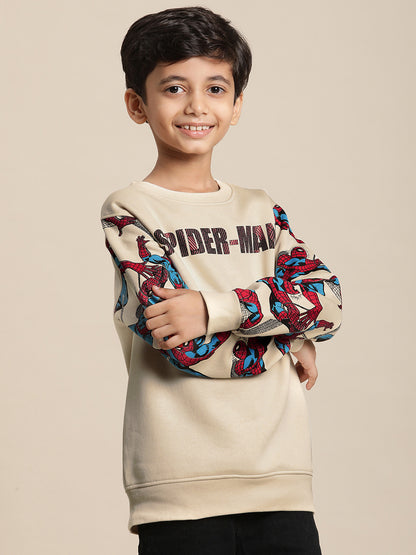 Marvel Comics Light Brown Sweatshirt  Boys