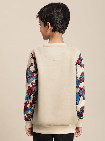 Marvel Comics Light Brown Sweatshirt  Boys