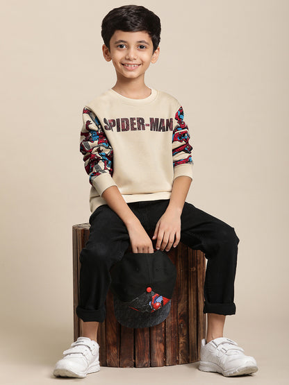 Marvel Comics Light Brown Sweatshirt  Boys