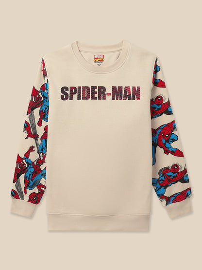 Marvel Comics Light Brown Sweatshirt  Boys