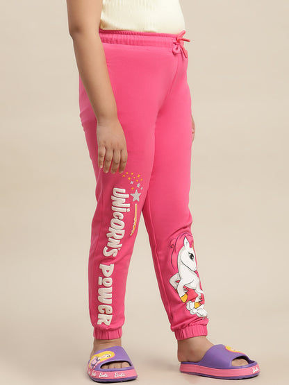 Unicorns Pink Jogger For Girls