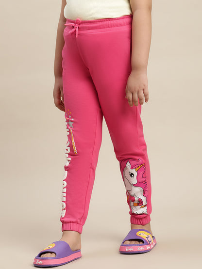 Unicorns Pink Jogger For Girls