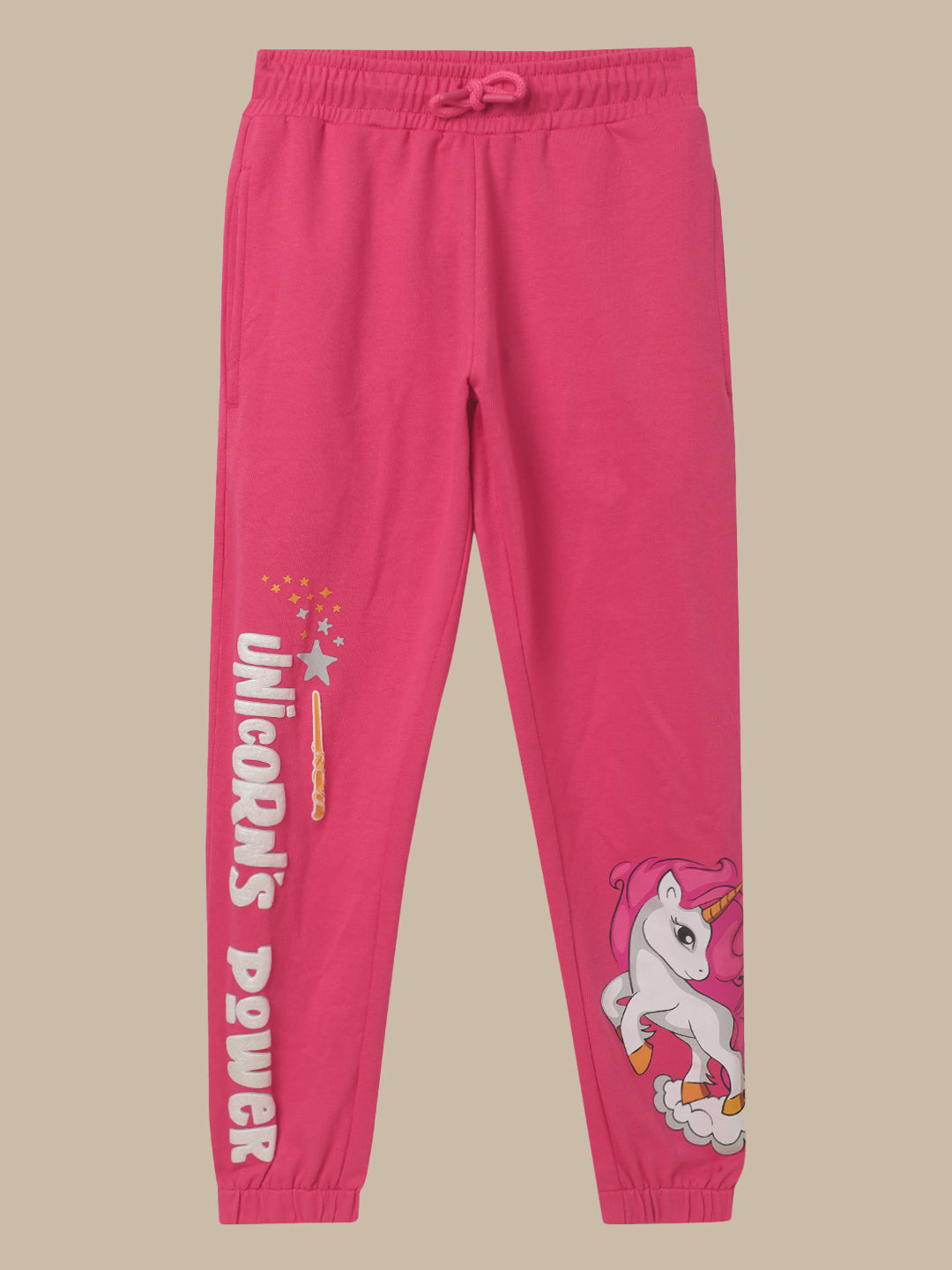 Unicorns Pink Jogger For Girls