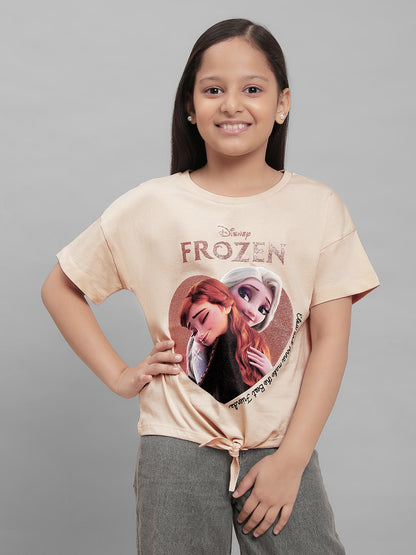 Frozen Brown Tshirt  Girls
