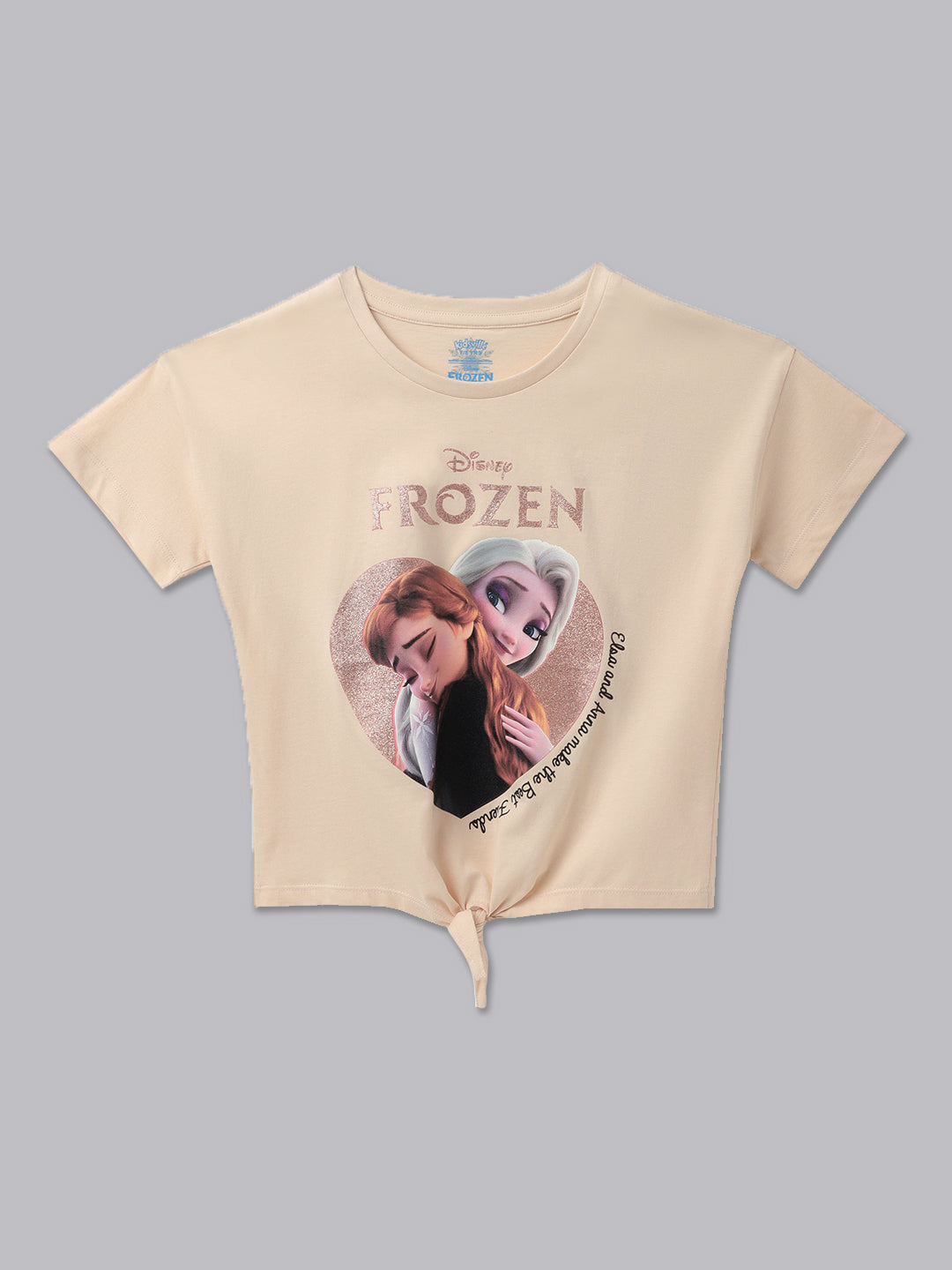 Frozen Brown Tshirt For Girls