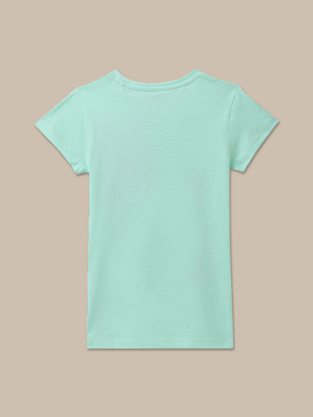Frozen Printed Mint Tshirt For Girls